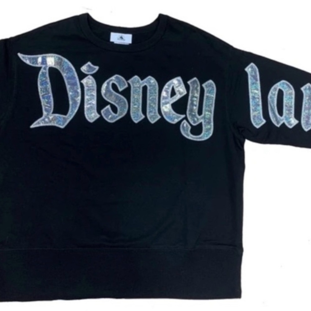 Disneyland holographic spirit jersey sweatshirt